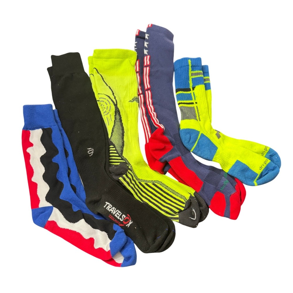 Travel Sox New Balance Dri-Fit Russell Athletic Performance Socks Set of 5